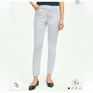 NWOT Brooks Brothers “Natalie Fit” Seersucker pants (8P)